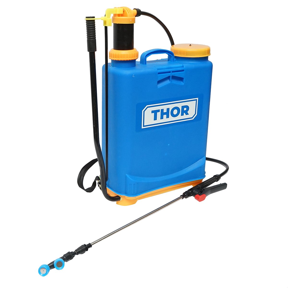 Pompa de stropit vermorel, manual cu rezervor 16L, 2 duze interschimbabile THOR